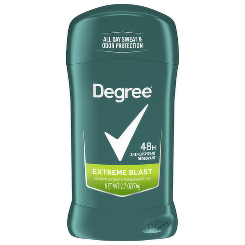 Degree Antiperspirant Deodorant, 48H, Extreme Blast