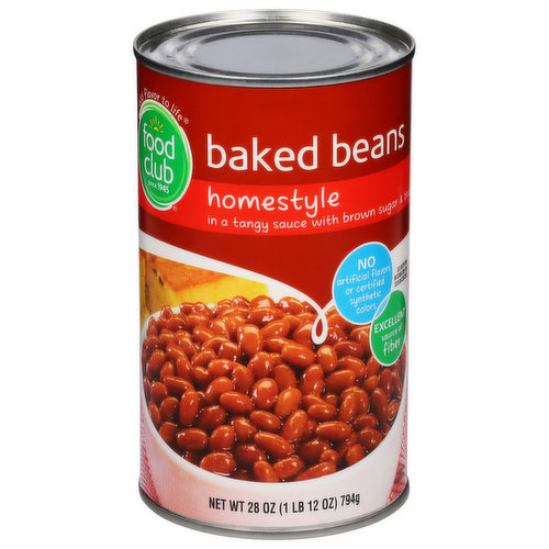 Food Club Baked Beans, Homestyle