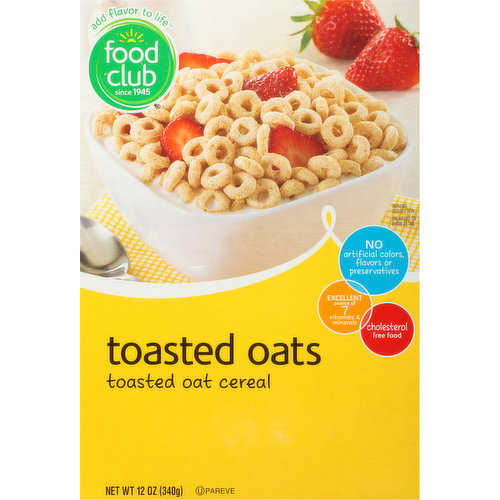 Food Club Cereal, Toasted Oats