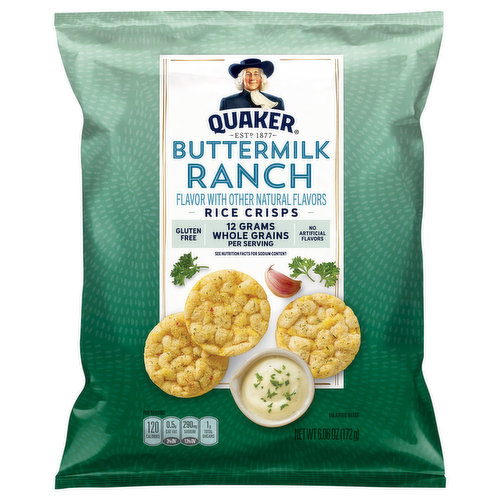 Quaker Rice Crisps, Buttermilk Ranch