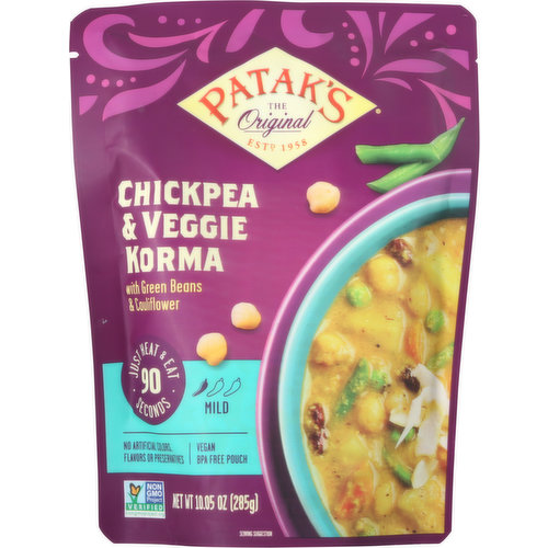 Patak's Chickpea & Veggie Korma, Mild