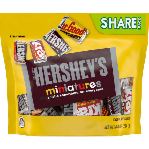 Hershey's Candy, Chocolate, Miniatures, Share Pack