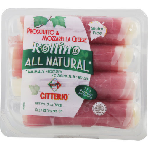 Citterio Rollino, Prociutto & Mozzarella Cheese