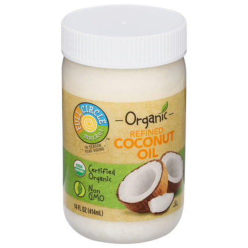 Full Circle Market Coconut Oil, Refined