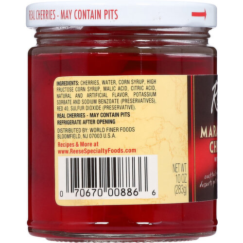 Reese Maraschino Cherries, with Stems