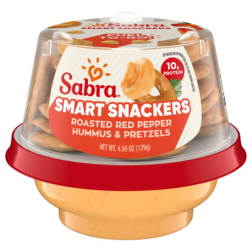 Sabra Hummus & Pretzels, Roasted Red Pepper