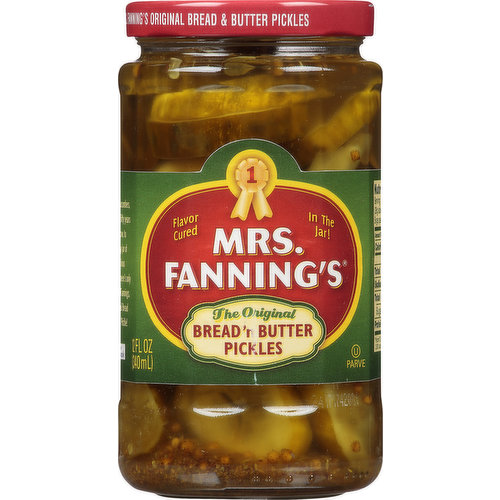 Mrs Fannings Original Bread 'n Butter Pickles