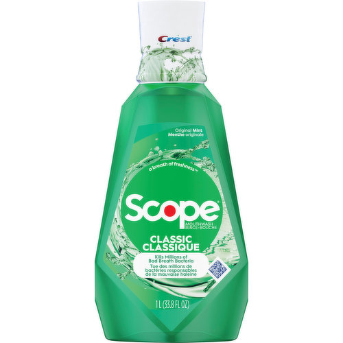 Scope Mouthwash, Original Mint, Classic