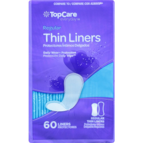 TopCare Liners, Thin, Regular