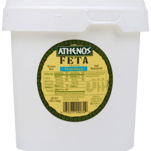 Athenos Cheese, Feta, Traditional