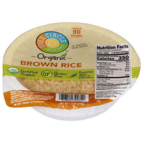 Full Circle Market Rice, Brown