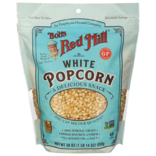 Bob's Red Mill Popcorn, White