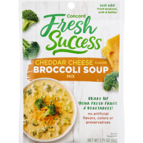 Concord Fresh Success Broccoli Soup Mix, Cheddar Cheese