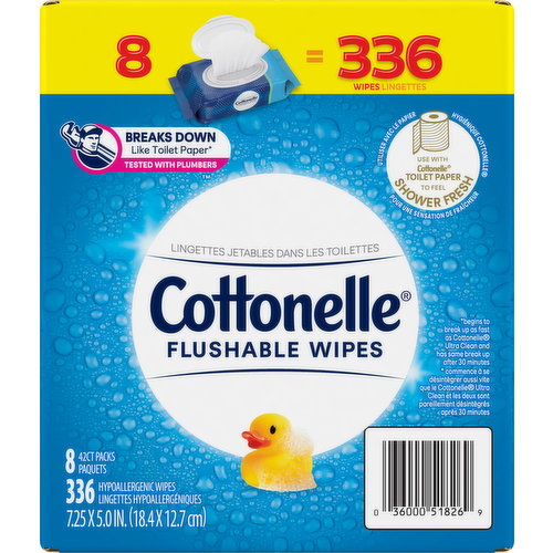 Cottonelle Flushable Wipes