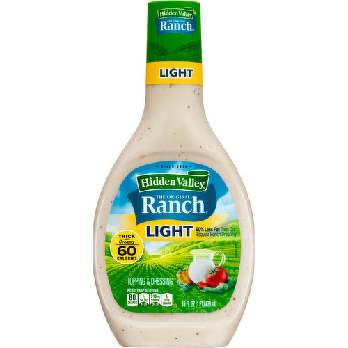 Hidden Valley Topping & Dressing, The Original Ranch, Light