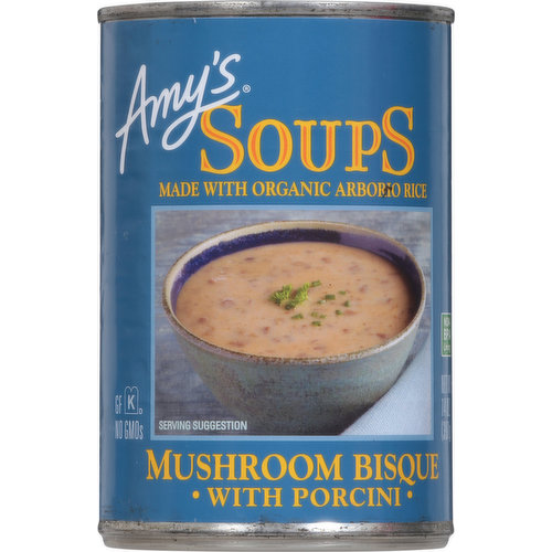 Amy's Soup, Mushroom Bisque with Porcini