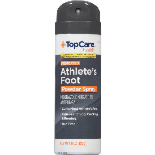 TopCare Powder Spray, Athlete's Foot, Medicated