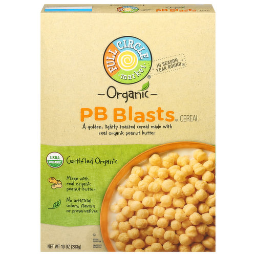 Full Circle Market Cereal, PB Blasts