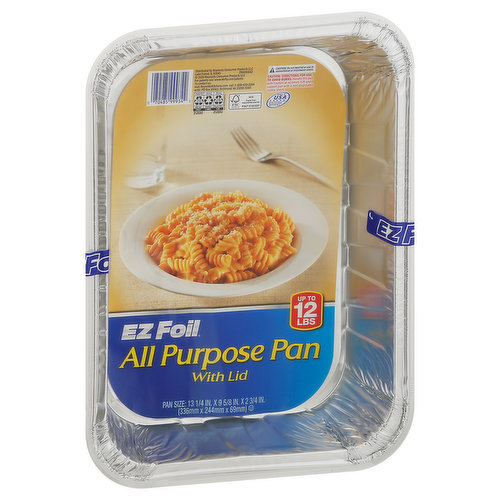 Hefty Ez Foil All Purpose Pans With Lids - 2ct : Target