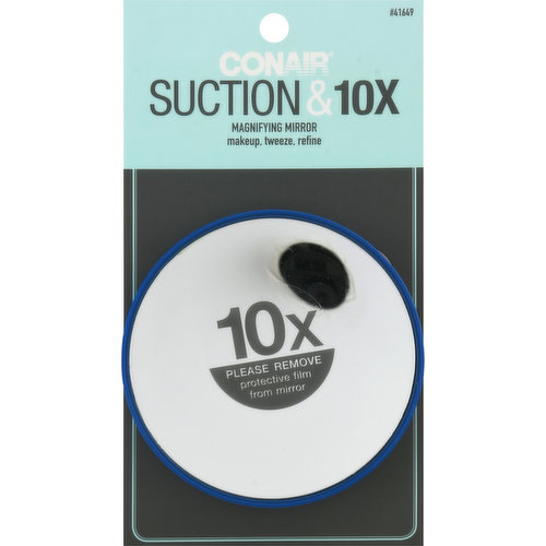 Conair Magnifying Mirror, Suction & 10x