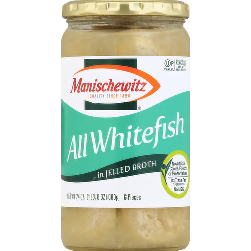 Manischewitz All Whitefish, Jelled Broth