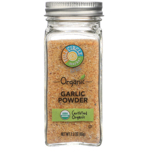 Full Circle Market Organic Garlic Paste 2.8 Oz, Fresh Spices & Herbs