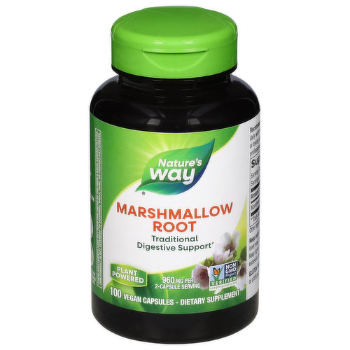 Nature's Way Marshmallow Root, 480 mg, Veg. Capsules