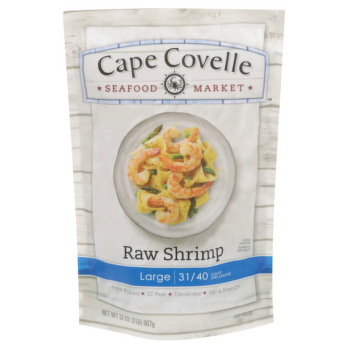 Cape Covelle Seafood Market Large Raw Shrimp