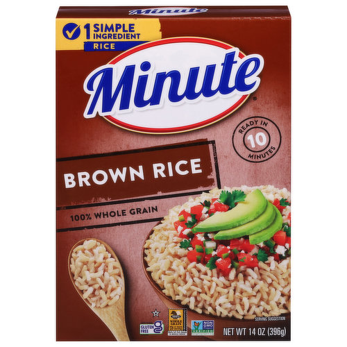 Minute Brown Rice, 100% Whole Grain