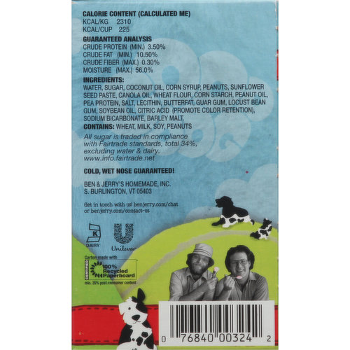 Ben & Jerry's Frozen Dog Treat Pontch's Mix 4 ct