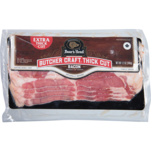 Boar's Head Bacon, Extra Thick Cut