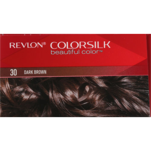 Revlon Colorsilk Long Lasting Permanent Hair Color, 030 Dark Brown