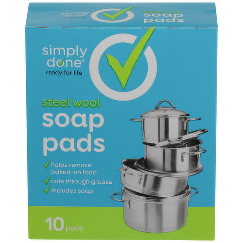 Simply Done Steel Wool Soap Pads