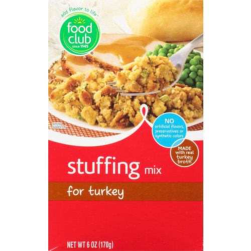 Food Club Stuffing Mix, for Turkey