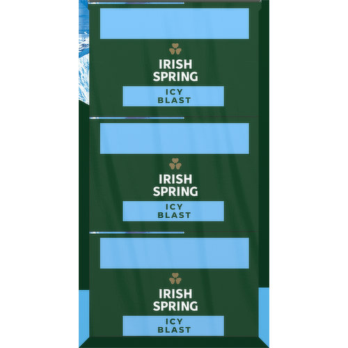 Irish Spring Soap Bars, Icy Blast