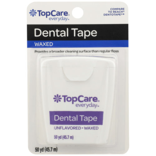 TopCare Waxed Dental Tape, Unflavored
