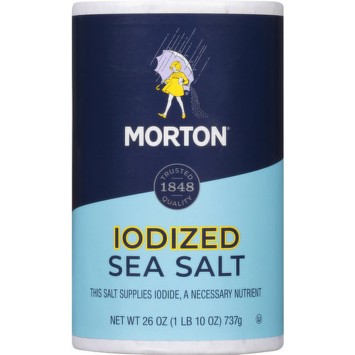 Morton Sea Salt, Iodized