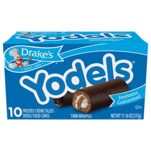 Drake's Devils Food Cakes, Frosted Creme Filled