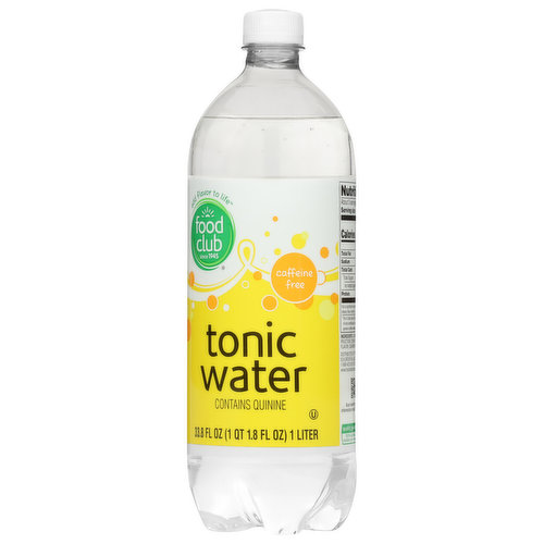 Food Club Tonic Water, Caffeine Free