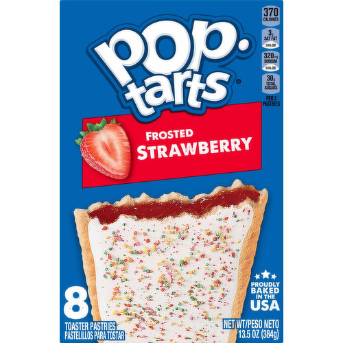 Pop-Tarts Toaster Pastries, Strawberry, Frosted