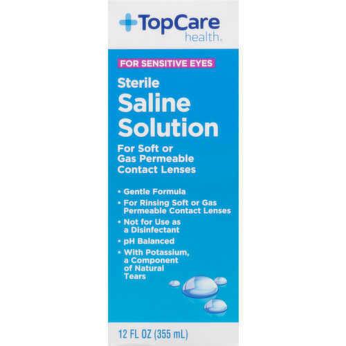 TopCare Saline Solution, Sterile