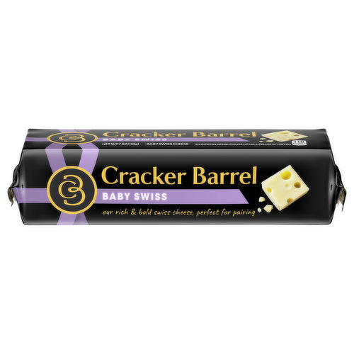 Cracker Barrel Cheese, Baby Swiss