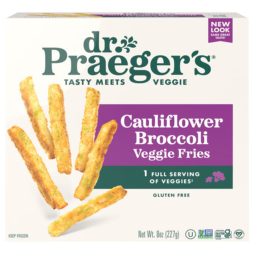 Dr. Praeger's Veggie Fries, Gluten Free, Cauliflower Broccoli