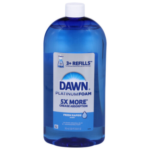 Dawn Dishwashing Foam, Fresh Rapids