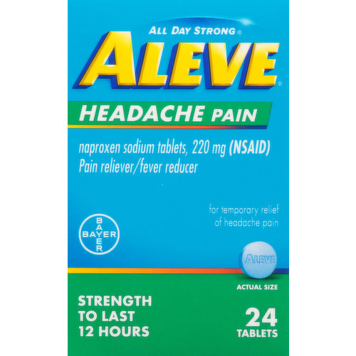 Aleve Headache Pain, 220 mg, Tablets