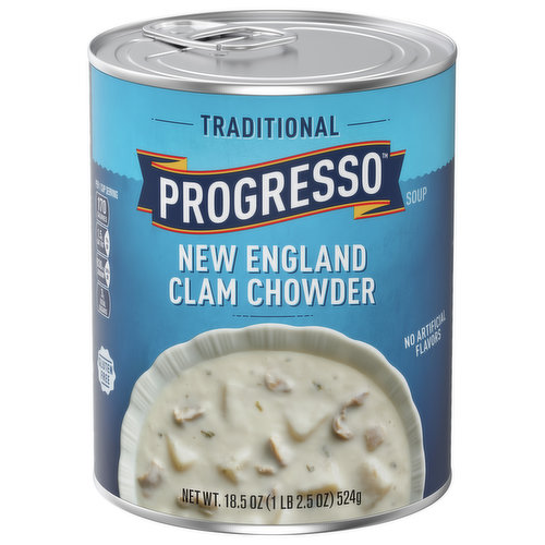 Progresso Soup, New England Clam Chowder, Traditional