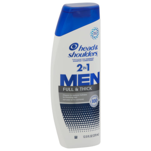Head Shampoo + Conditioner, Full & Thick, Men, in 1