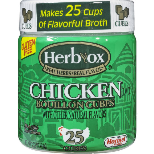 Herb Ox Bouillon Cubes, Chicken Flavor