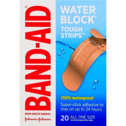 Band-Aid Brand Tough Strips Adhesive Wound Bandage, Extra Large, 10 ct