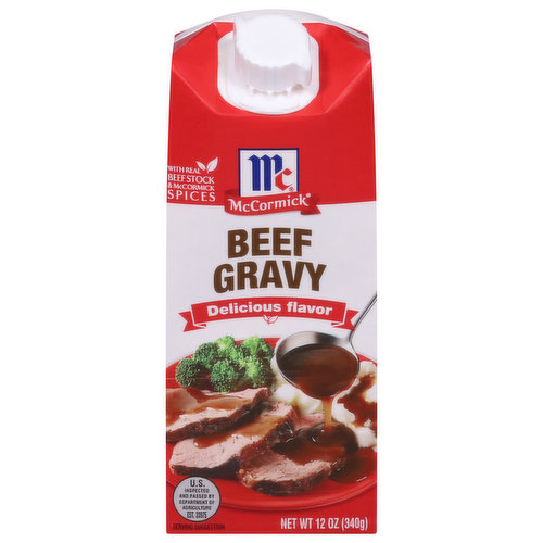 McCormick Simply Better Beef Gravy, 12 oz
